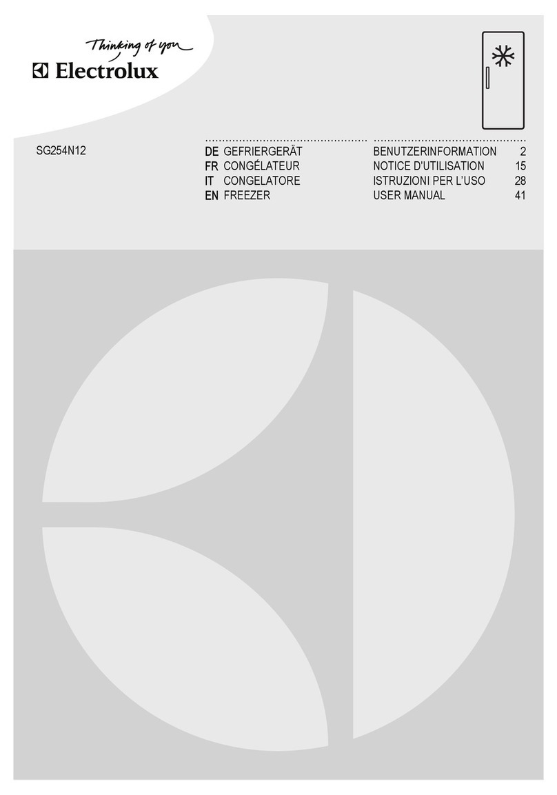 Electrolux SG254N12 user manual