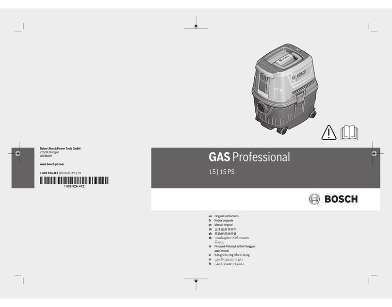 Bosch 15 User manual