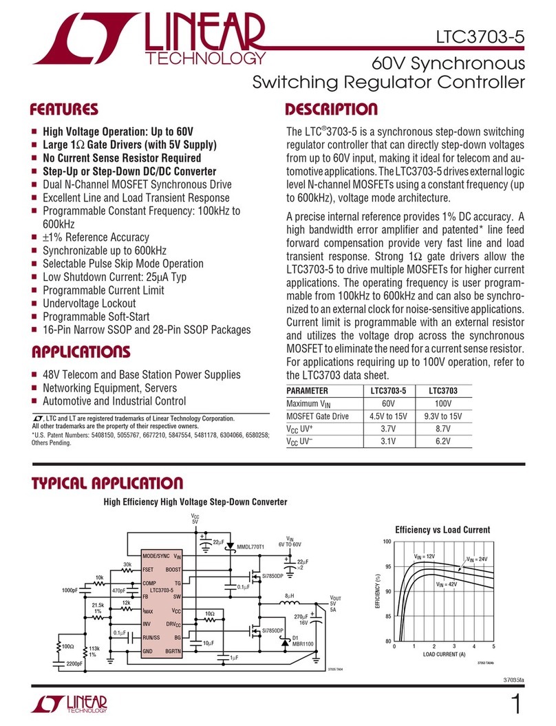 Linear Technology LTC3703-5 manual