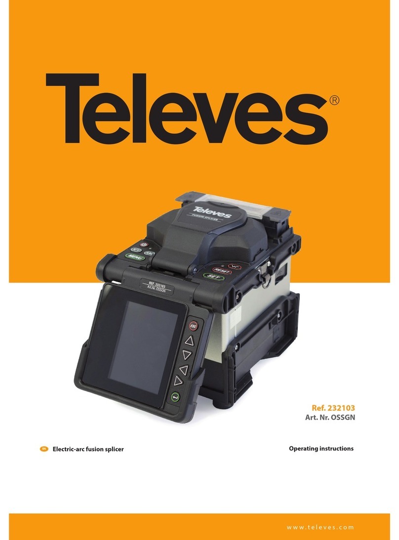 Televes Fusion splicer 232103 User manual