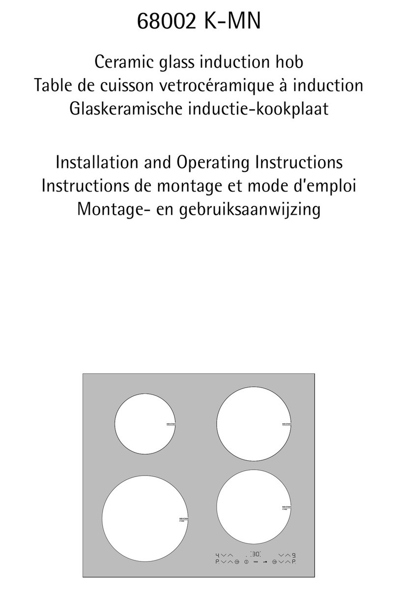 AEG 68002 K-MN Installation and operating instructions