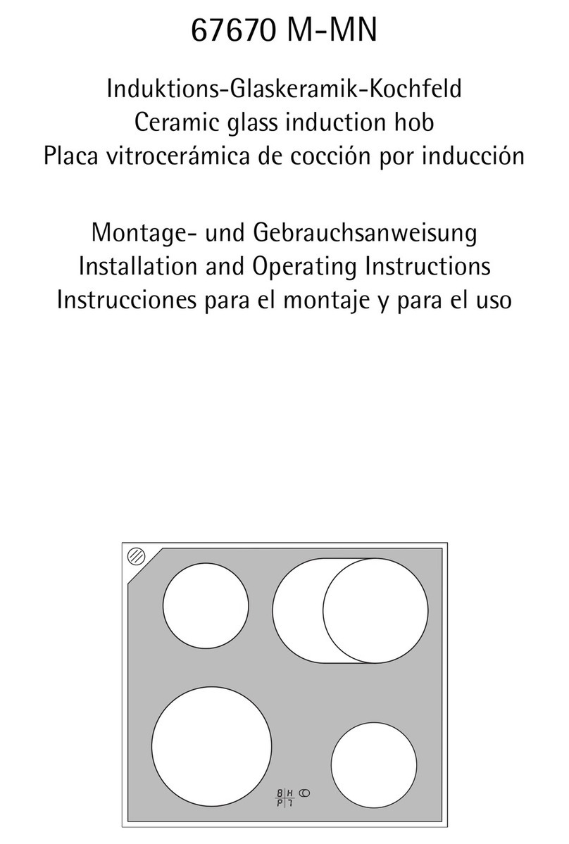 AEG 67670 M-MN Installation and operating instructions