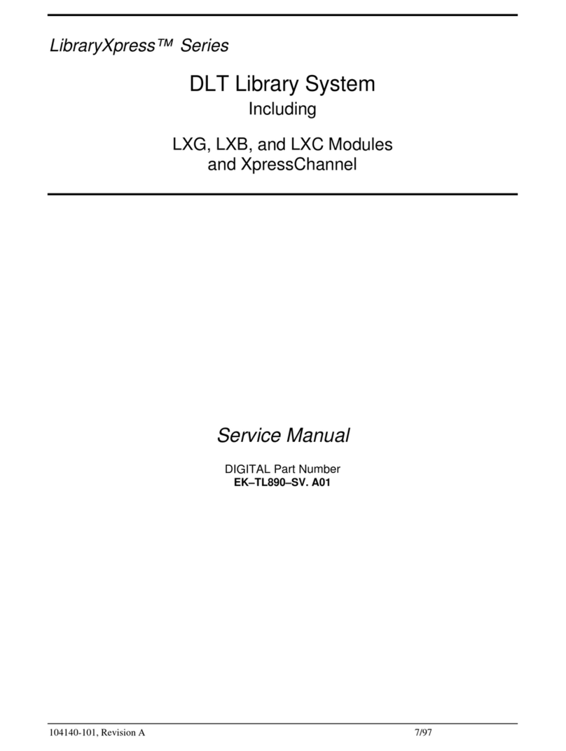 Overland Data DLT LibraryXpress Series User manual