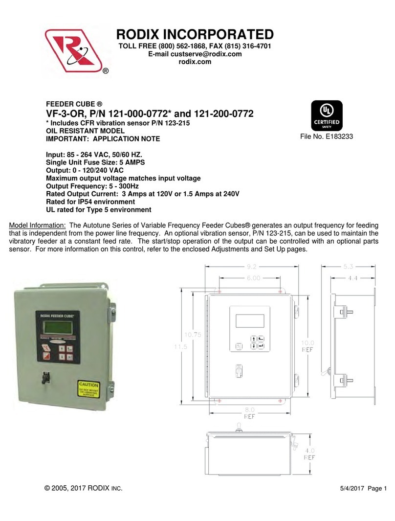 Rodix Autotune Series User manual