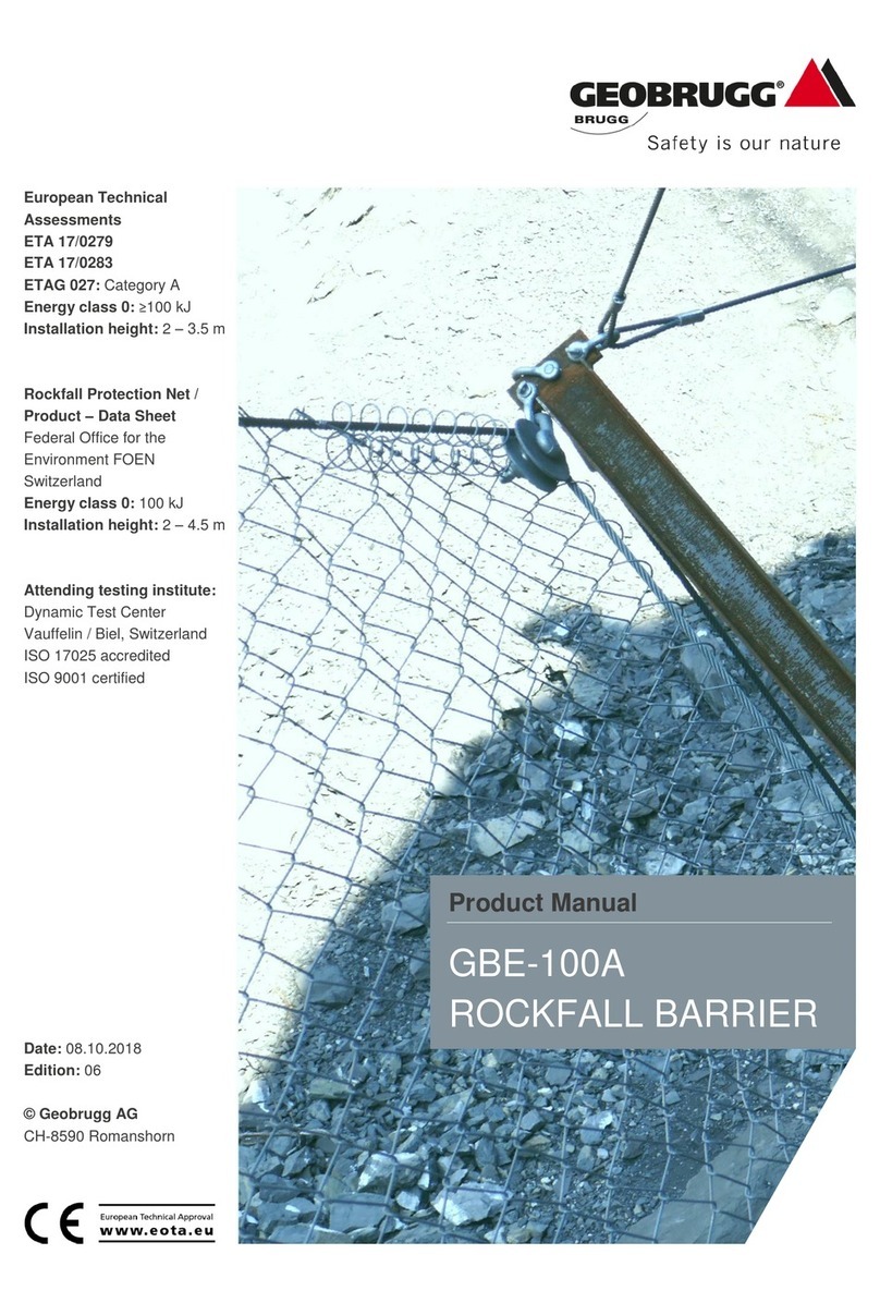 Geobrugg GBE-100A product manual