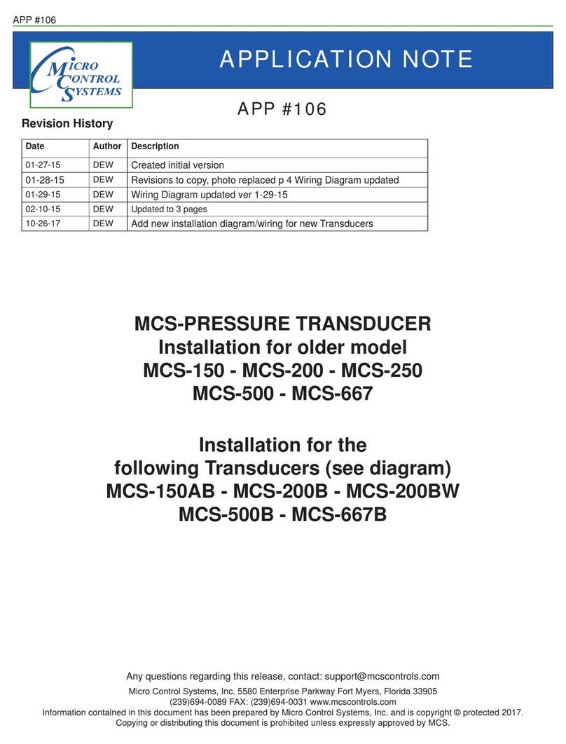 MCS MCS-***B Series Application note