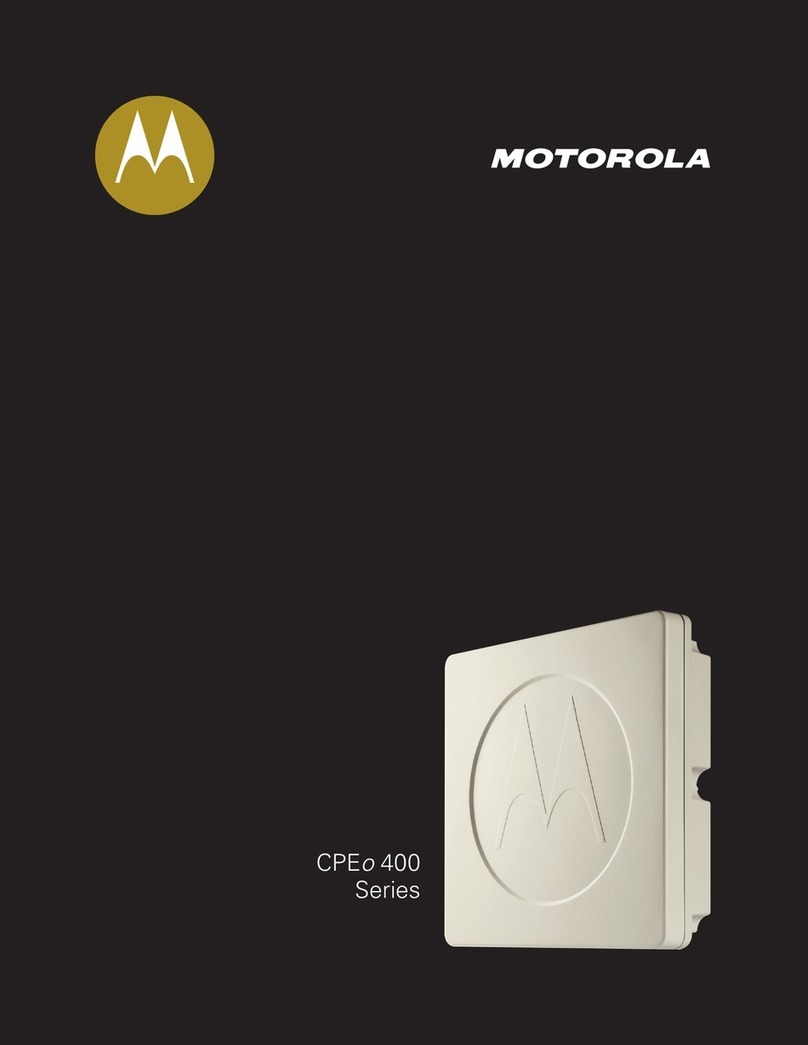 Motorola CPEo 400 Series User manual