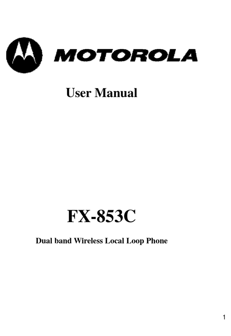 Motorola FX-853C User manual