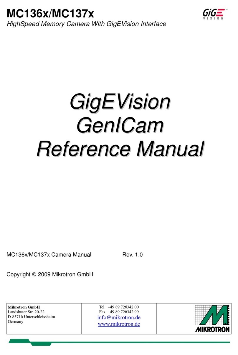 Mikrotron MC136 Series Reference manual