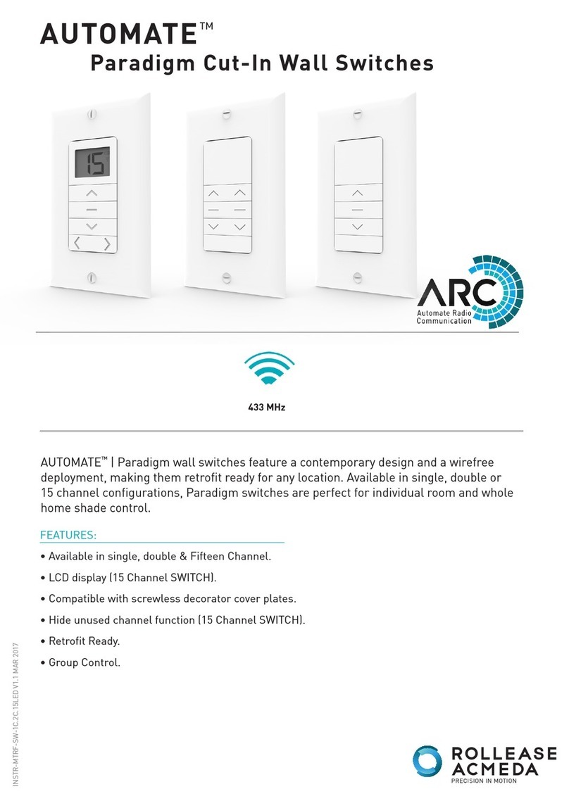 rollease acmeda Automate Paradigm user manual rollease acmeda Automate Paradigm user manual