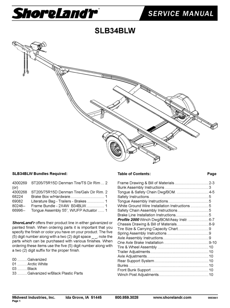 ShoreLand'r SLB34BLW Service manual