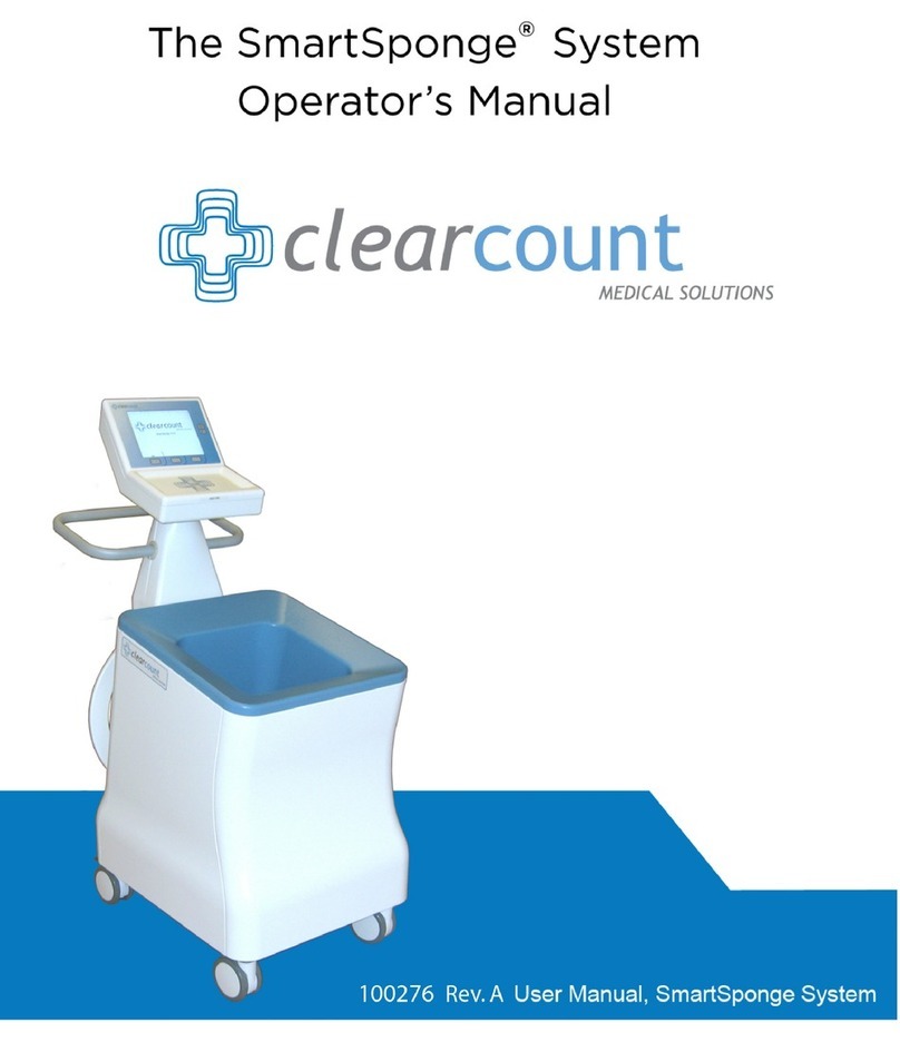 ClearCount SmartSponge Operator's manual