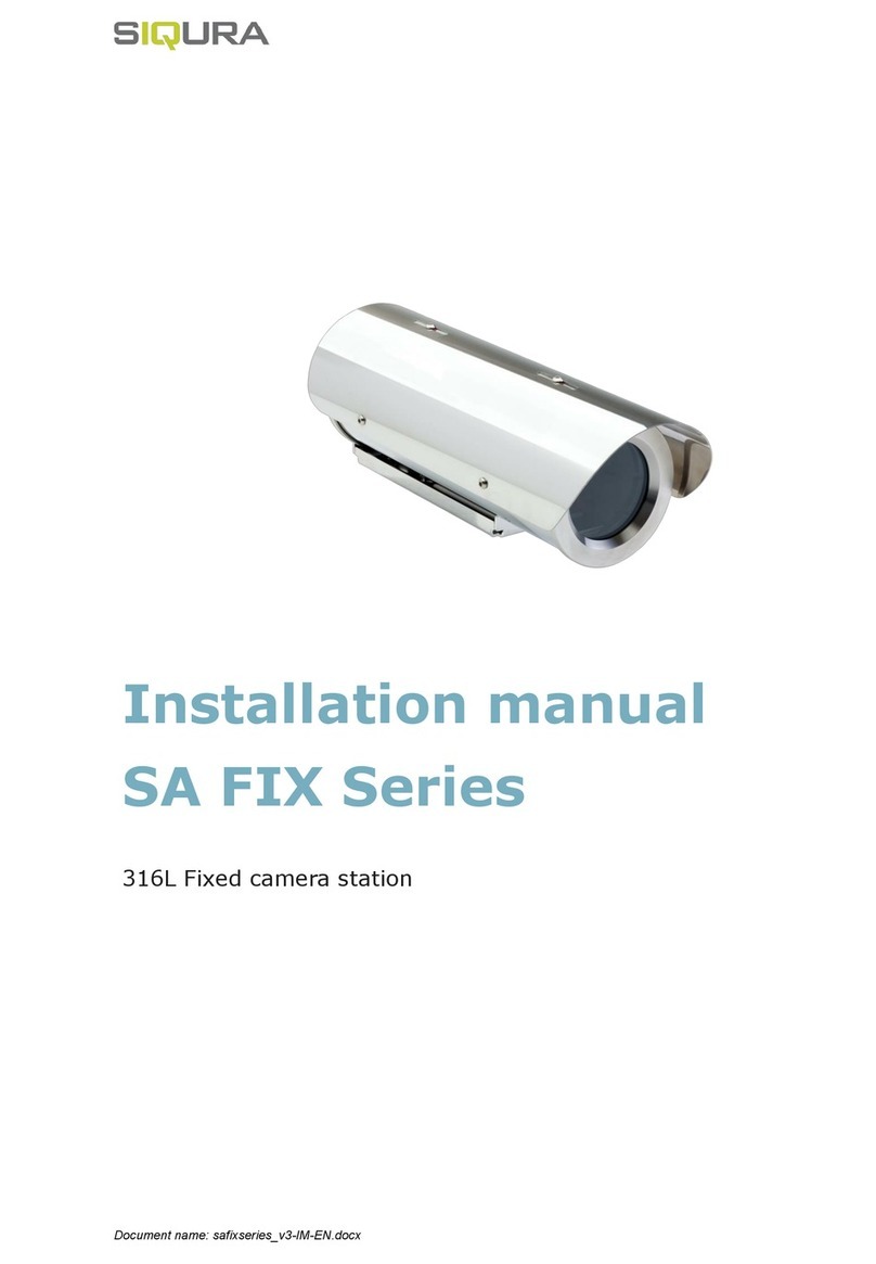 Siqura SAFIX Series installation manual