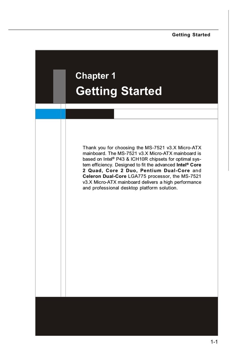 MSI MS-7521 (v2.X) User manual MSI MS-7521 (v2.X) User manual