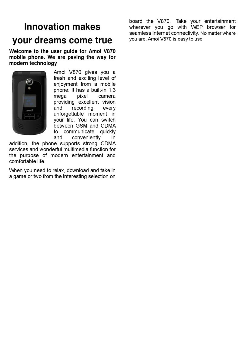 AMOI V870 User manual