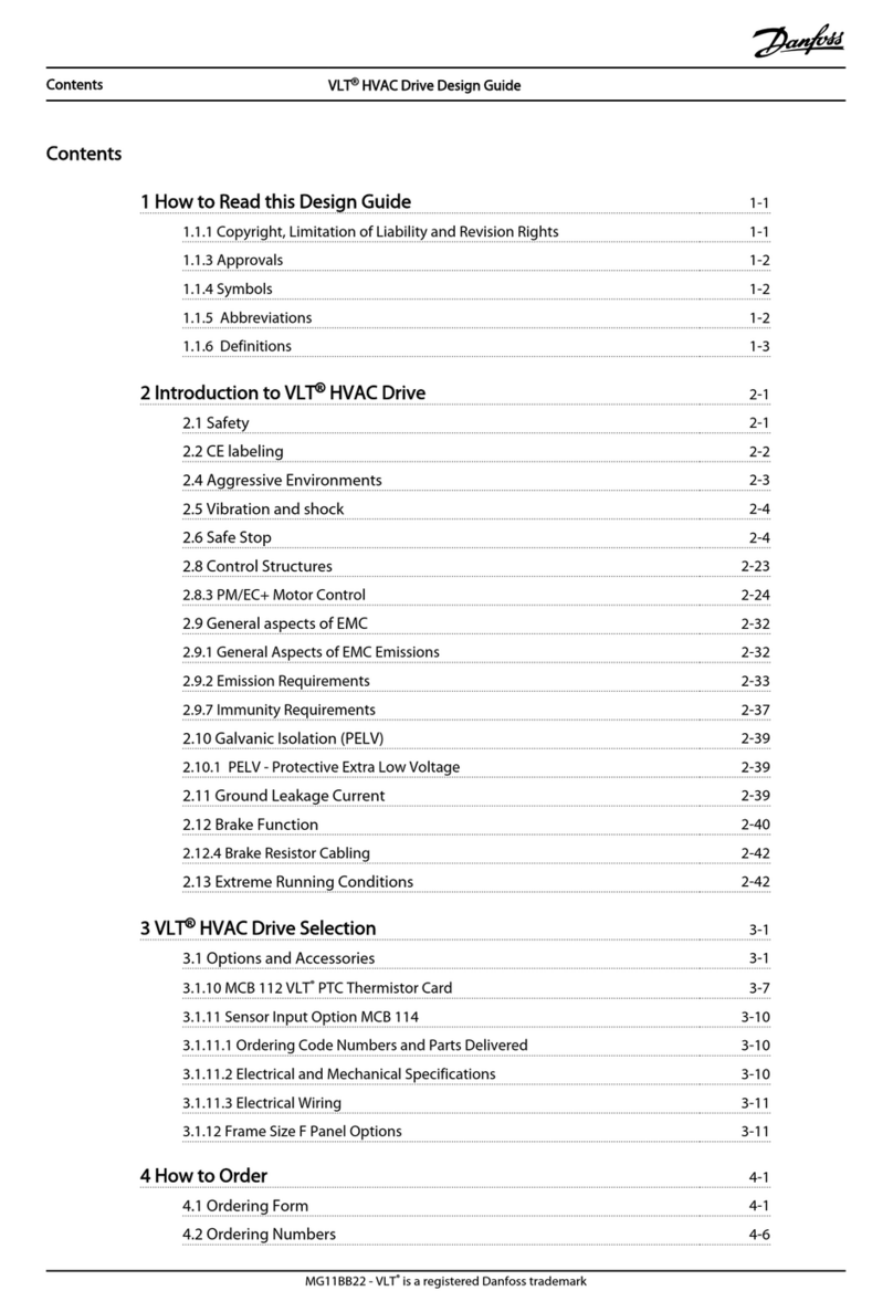 Danfoss VLT HVAC Drive FC 100 Series Guide