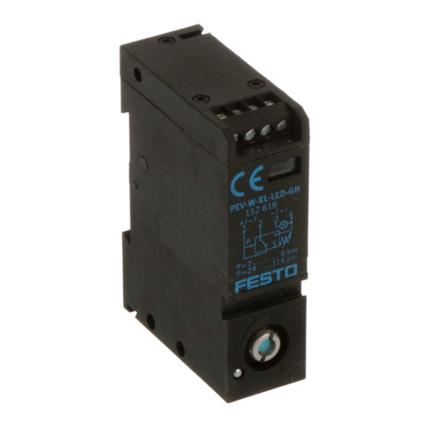 Festo PEV-W-***-LED-G Series User manual Festo PEV-W-***-LED-G Series User manual