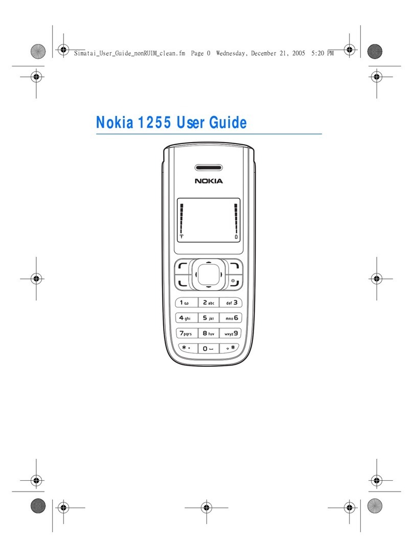 Nokia 1255 User manual