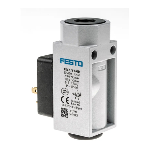 Festo PEV-1/4-B-OD User manual Festo PEV-1/4-B-OD User manual