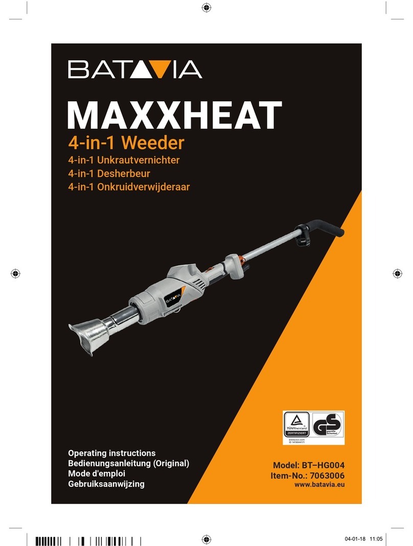 Batavia MAXXHEAT BT-HG004 operating instructions