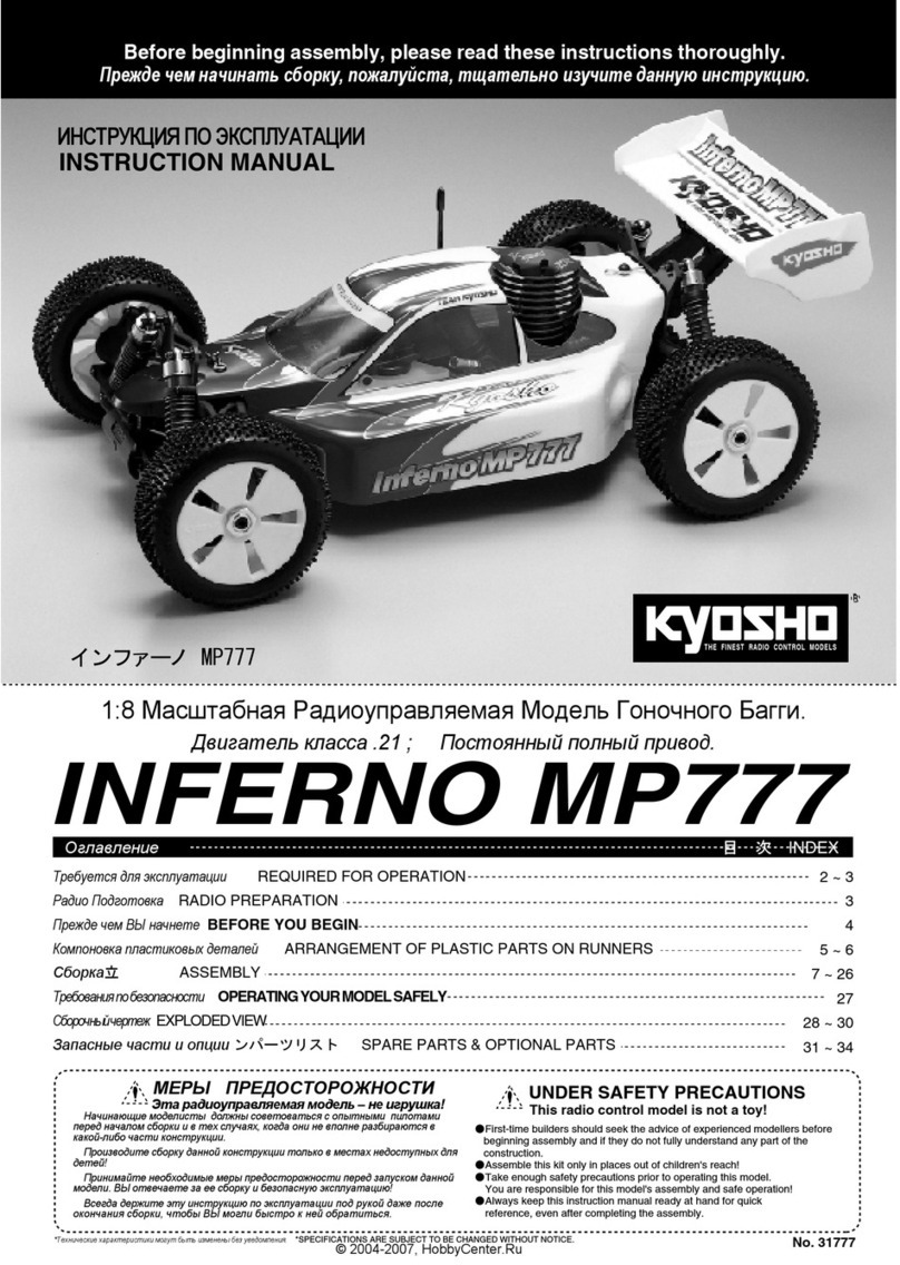 Kyosho INFERNO MP777 User manual