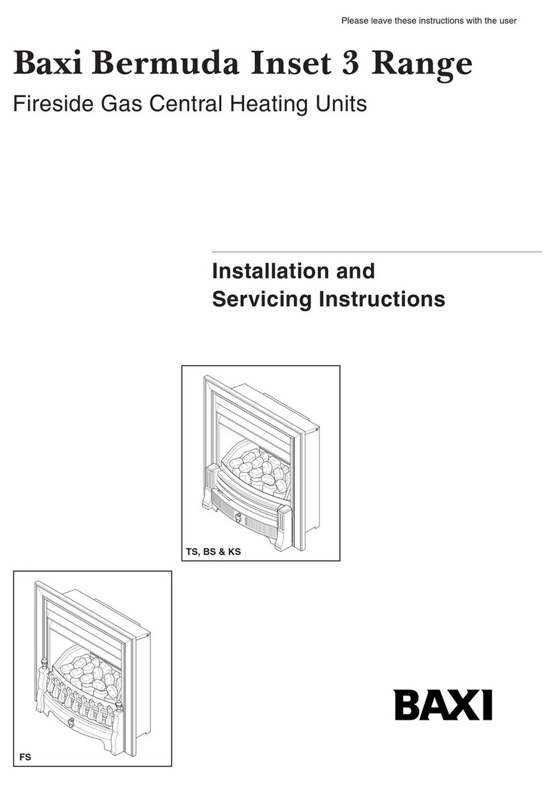 Baxi Bermuda Inset 3 Series User, installation and servicing instructions Baxi Bermuda Inset 3 Series User, installation and servicing instructions