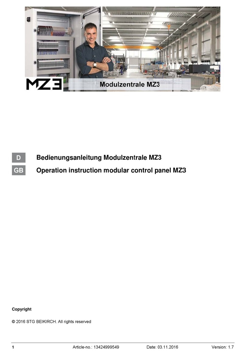 STG-BEIKIRCH MZ3 Technical manual