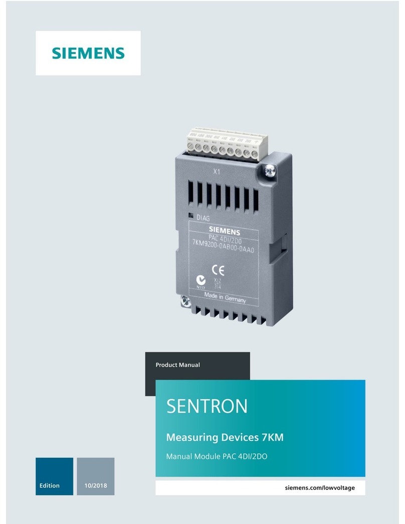 Siemens SENTRON 7KM PAC 4DI/2DO User manual
