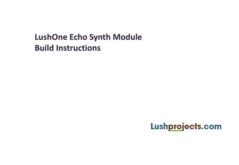 Lush Projects LushOne Echo Build instructions