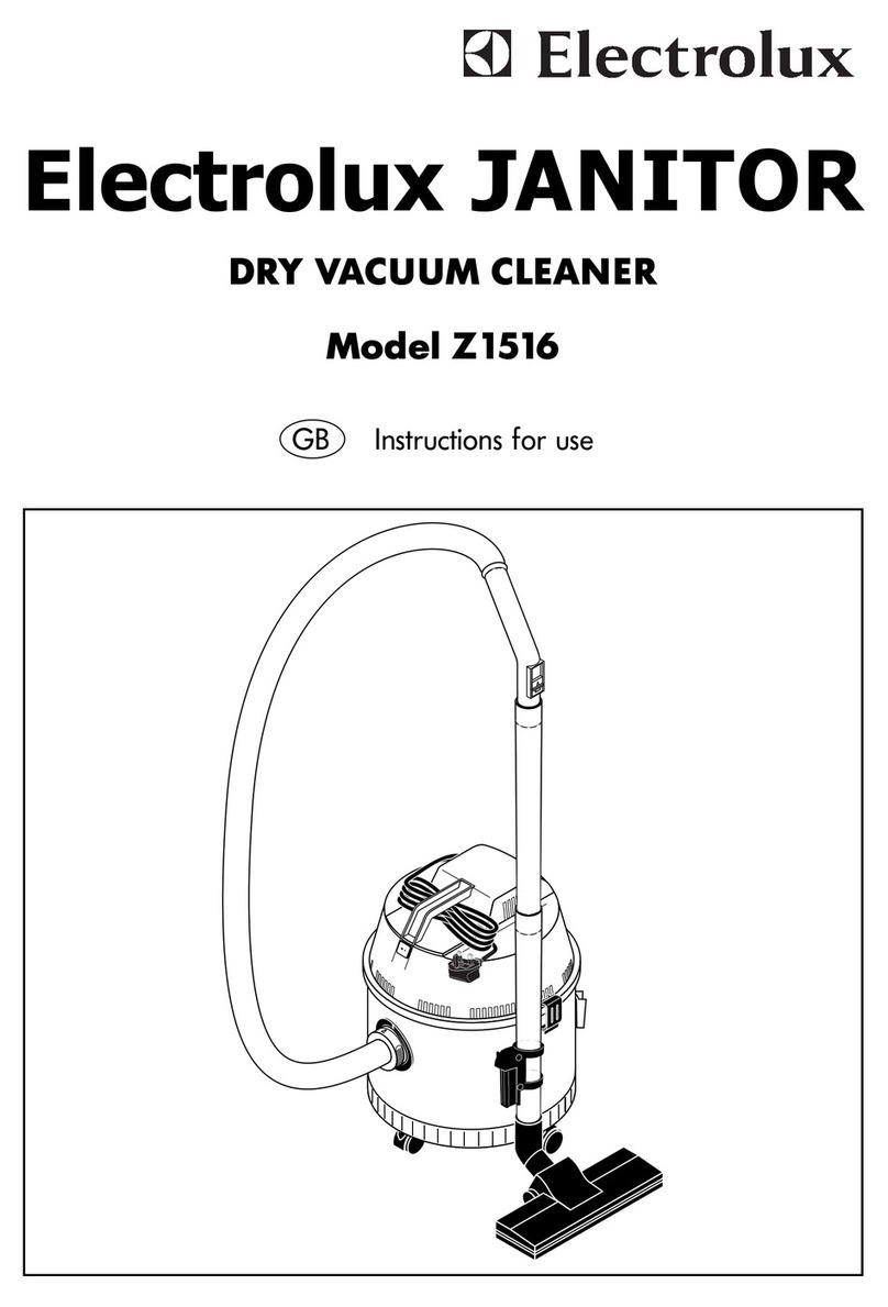 Electrolux JANITOR Z1516 User manual