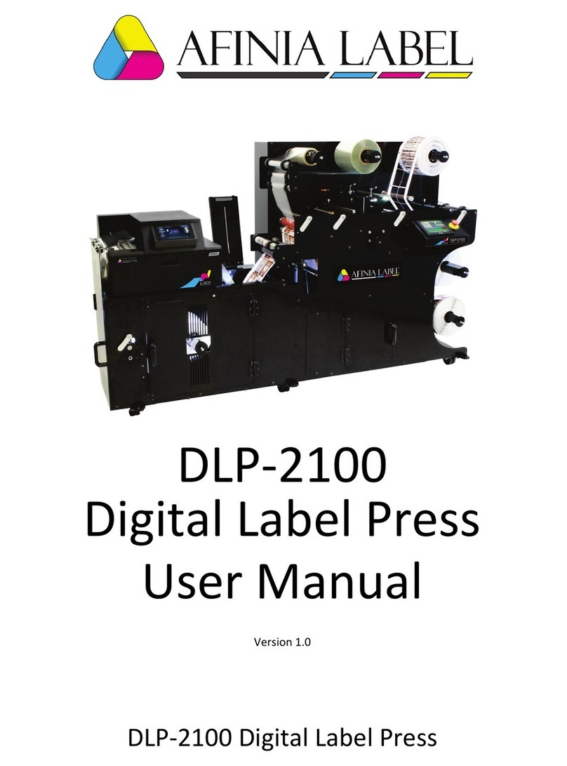 AFINIA LABEL DLP-2100 User manual