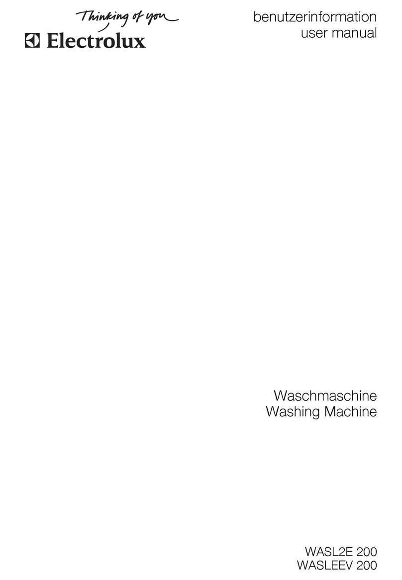 Electrolux WASL2E 200 User manual
