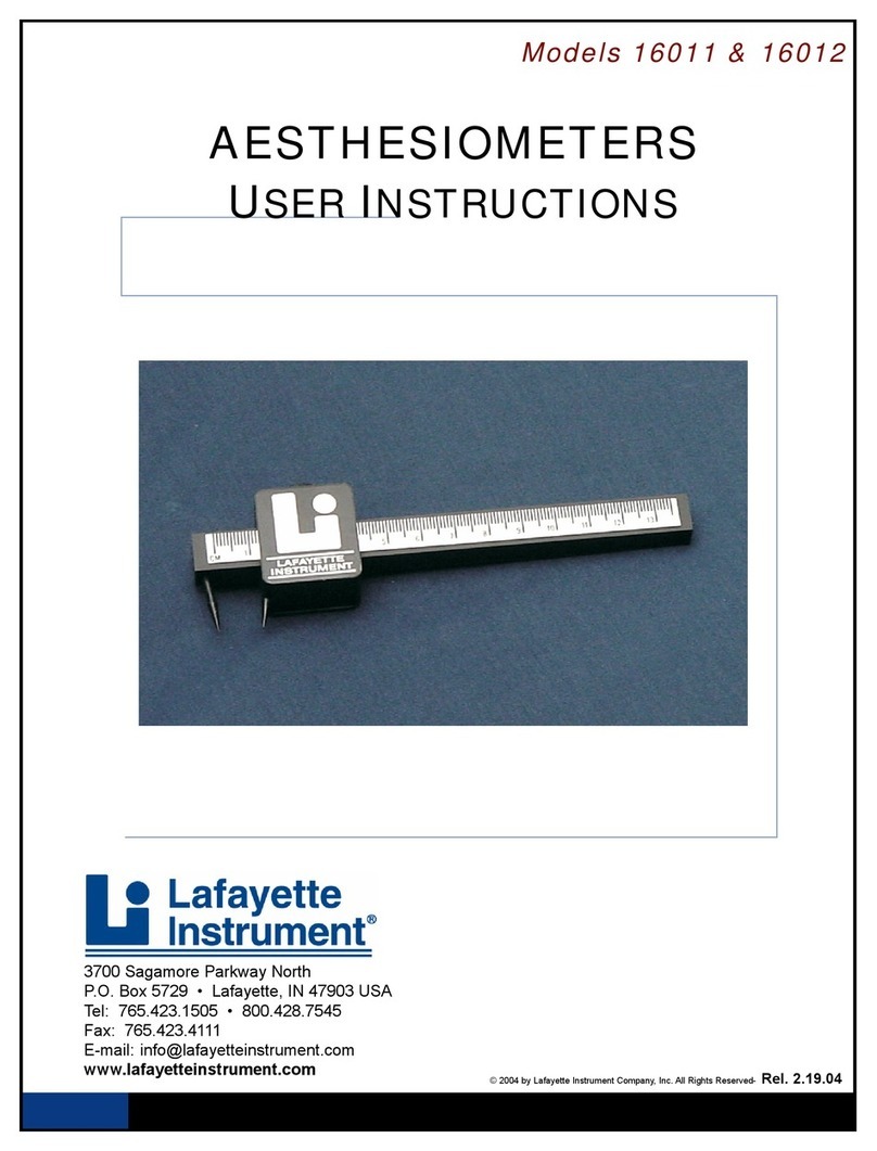 Lafayette 16011 User instructions
