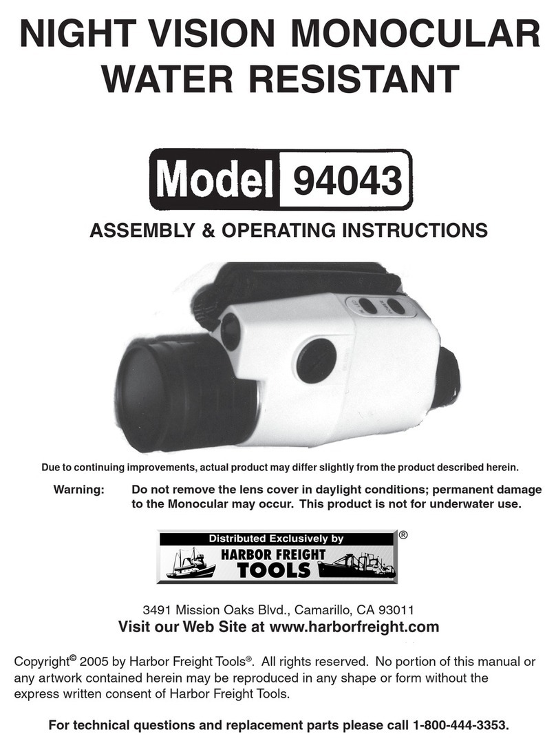 Harbor Freight Tools 94043 Quick reference guide