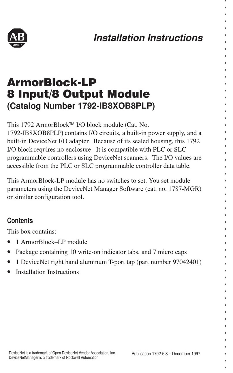 Allen-Bradley ArmorBlock 1792 User manual