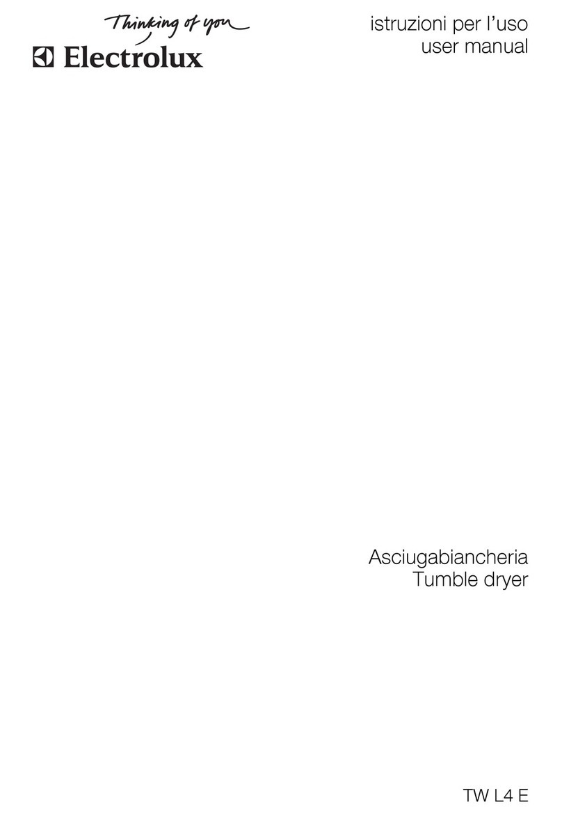 Electrolux TW L4 E User manual