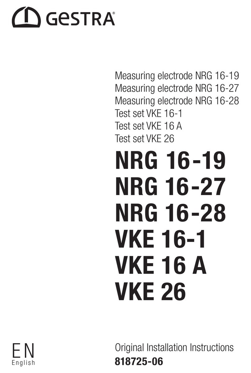 GESTRA NRG 16-19 installation instructions