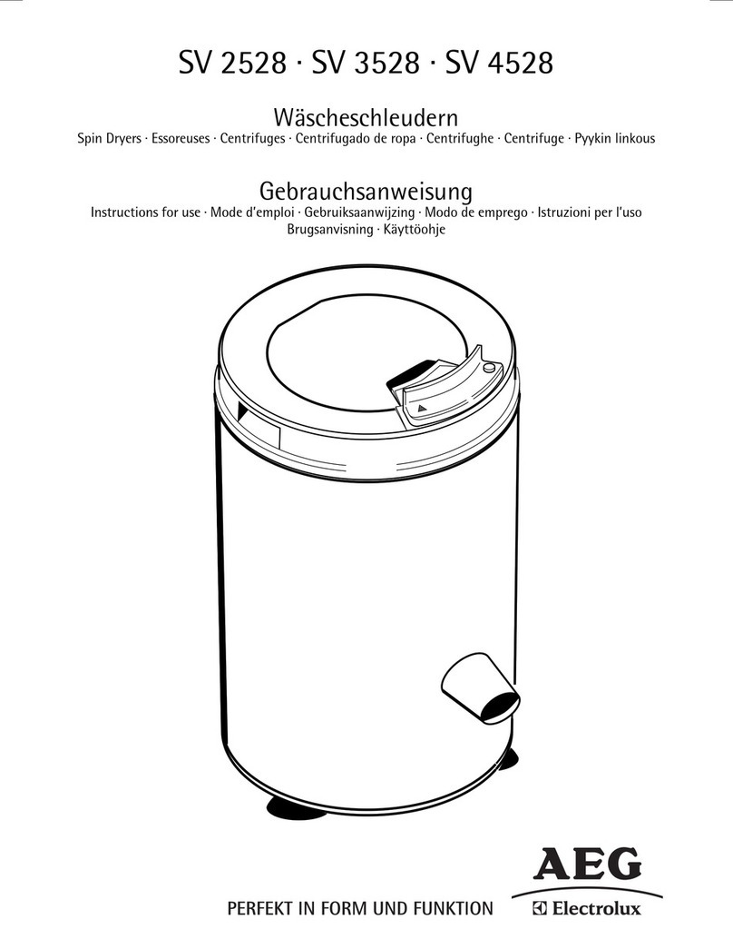 AEG SV 2528 User manual