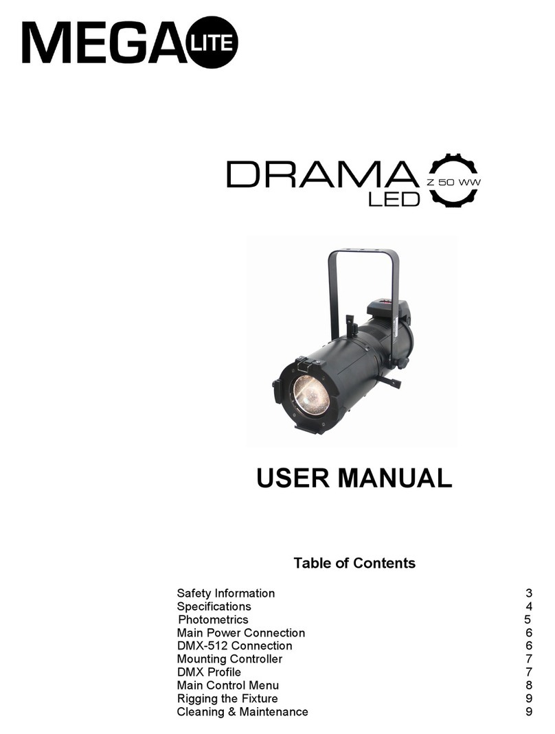 MegaLite Drama LED Z50 WW User manual
