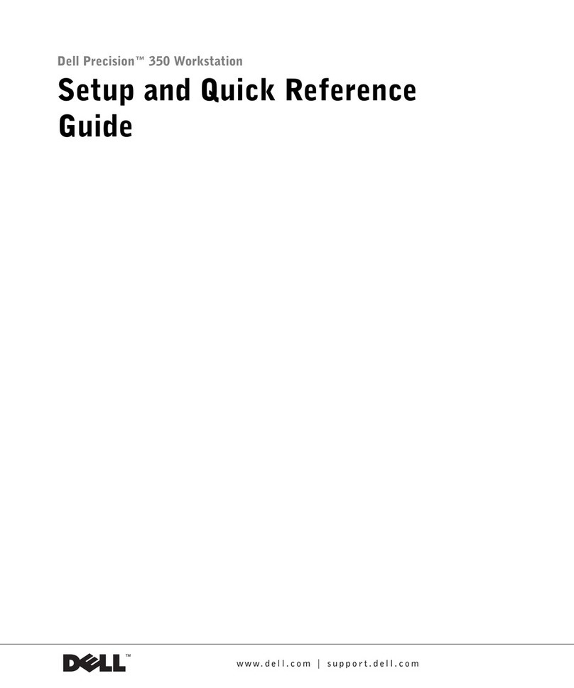 Dell Precision Workstation 350 User manual