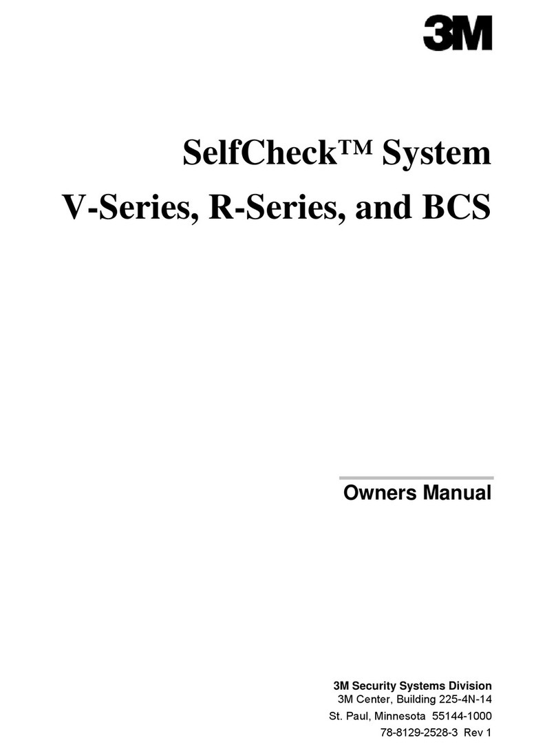 3M SelfCheck System V Series owner's manual