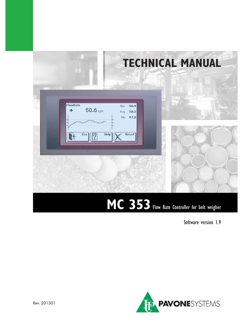 Pavone Systems MC 353 Technical manual