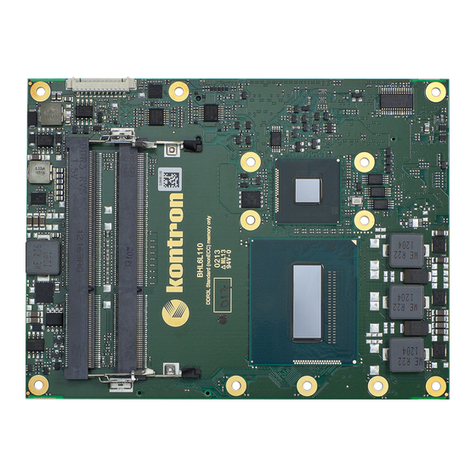 Kontron COMe-bHL6 User manual