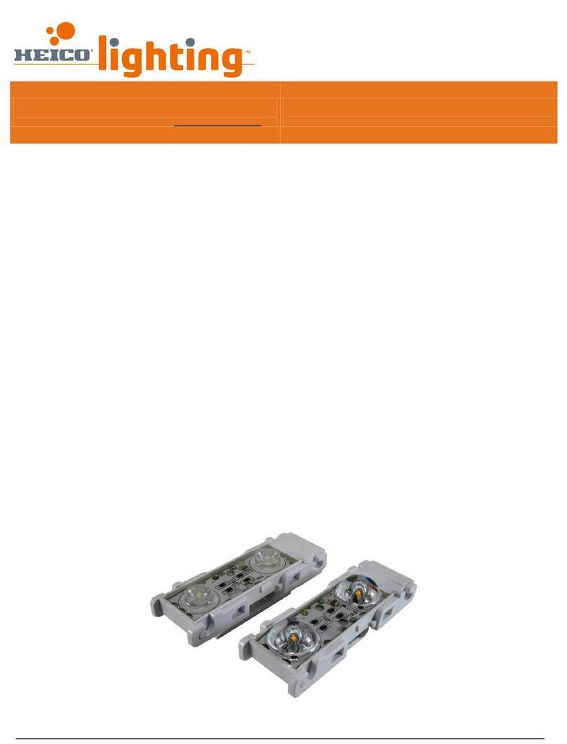 HEICO lighting Polyoptik Technical bulletin