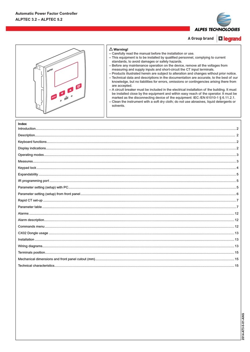 Alpes Technologies ALPTEC 3.2 manual