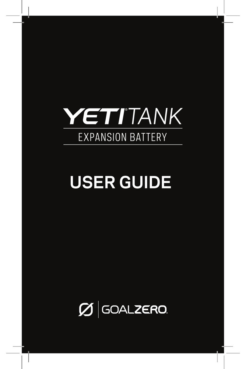 GOAL ZERO Yeti Tank user guide