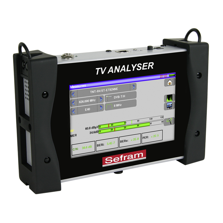 SEFRAM 7848 User manual