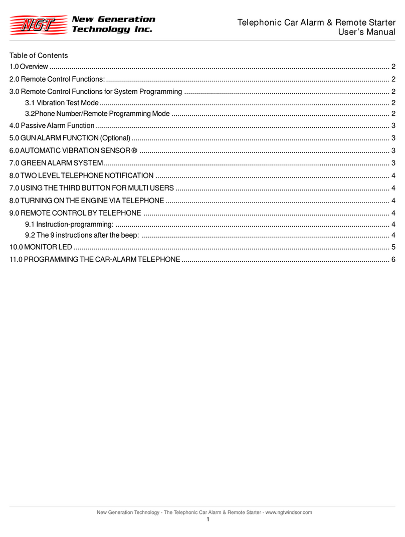 NGT GRA 02 User manual