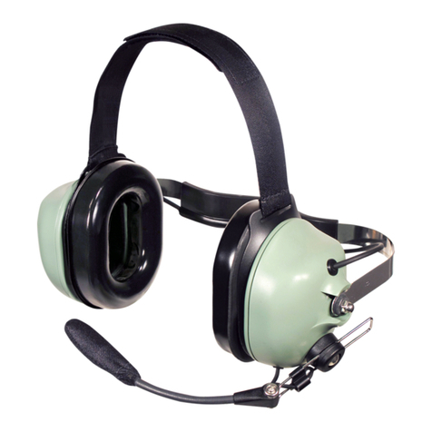 David Clark H9940 Use and Care Information
