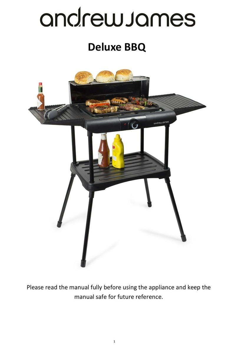 Andrew James Deluxe BBQ User manual